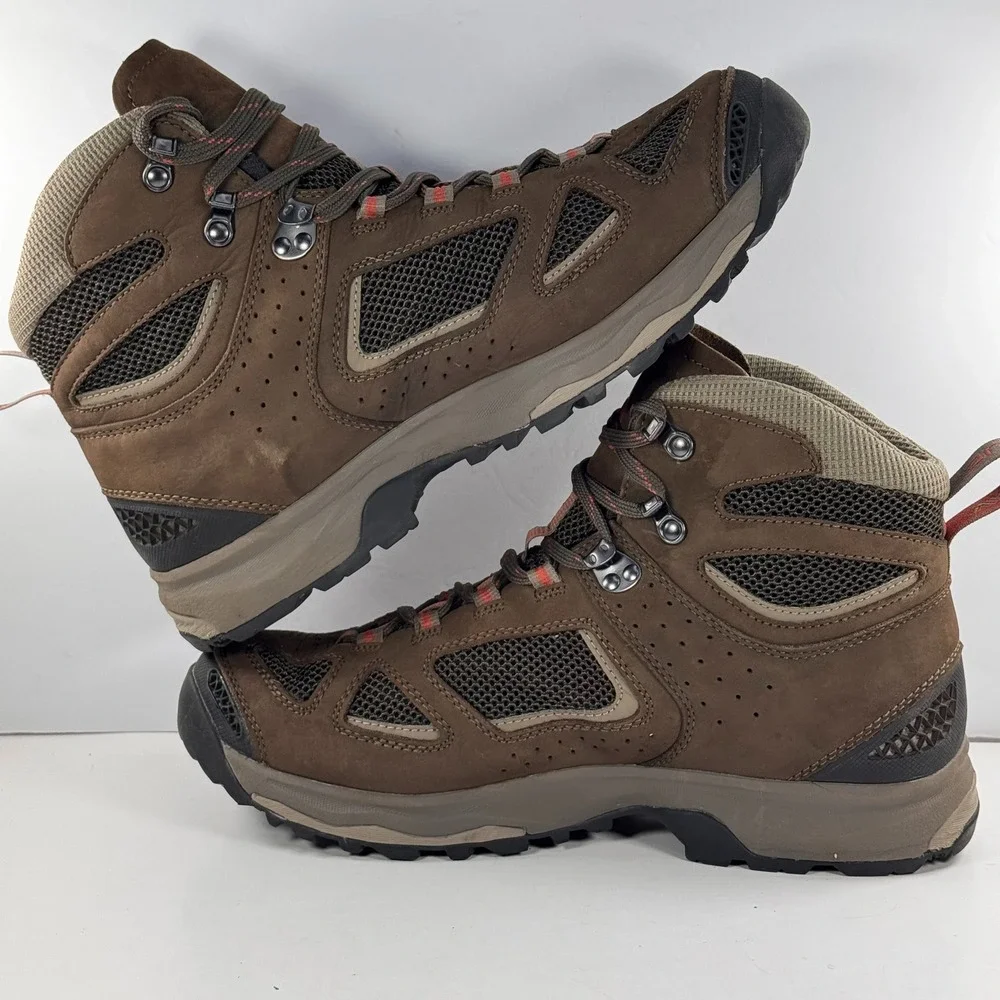 Vasque Breeze III GTX Hiking Boots Mens 11.5W Brown Gore-Tex Vibram 7190 WIDE